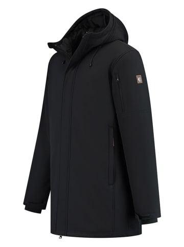TRAVELIN' Softshelljacke "Ribe" in Schwarz