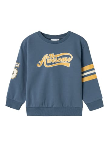 name it Bluza "Niklas" w kolorze granatowo-pomarańczowym
