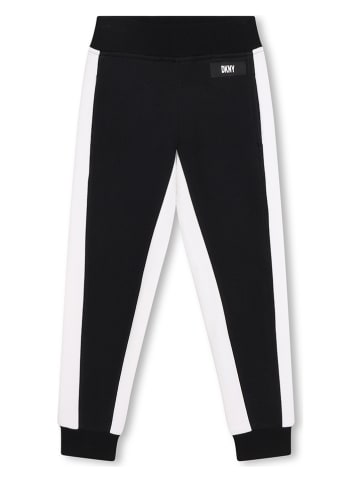 DKNY Sweathose in Schwarz/ Weiß