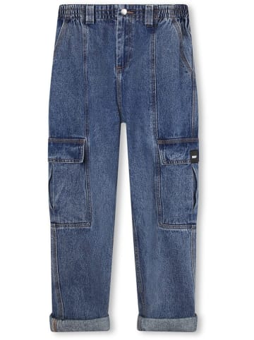 DKNY Cargospijkerbroek - regular fit - blauw