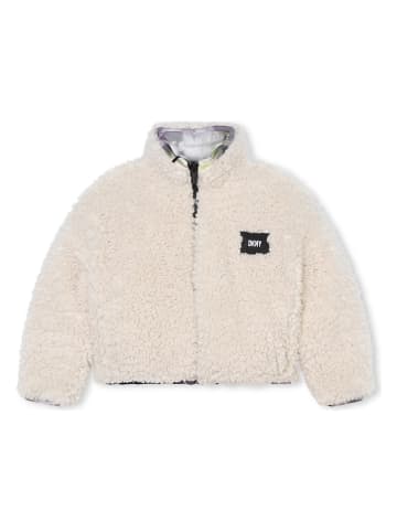 DKNY Dwustronna kurtka zimowa w kolorze białym