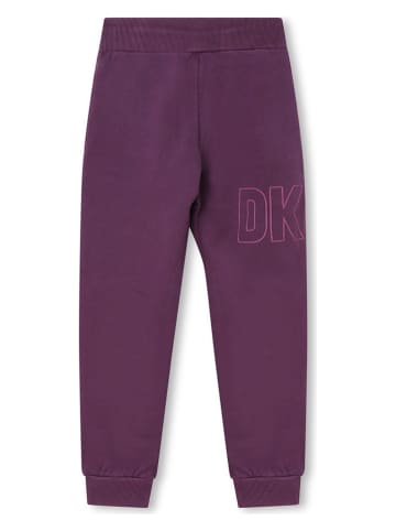 DKNY Spodnie dresowe w kolorze fioletowym