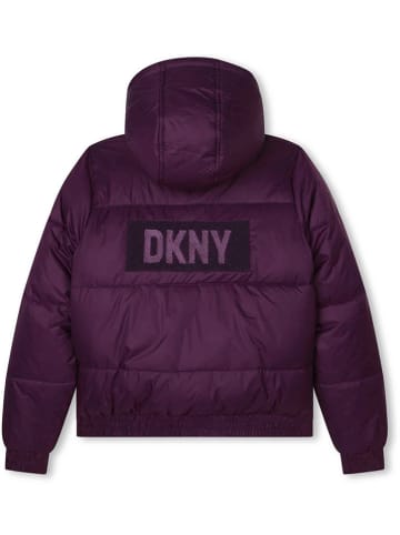 DKNY Dwustronna kurtka zimowa w kolorze fioletowym