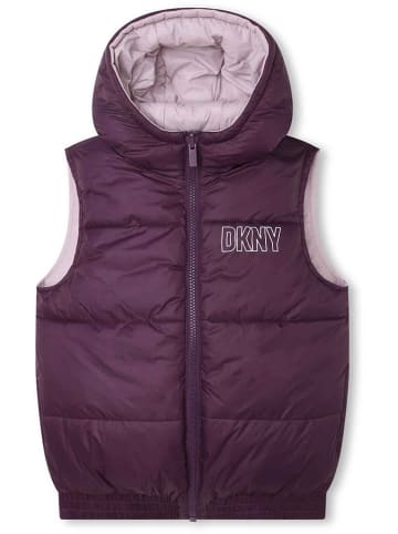 DKNY Dwustronna kamizelka w kolorze fioletowym