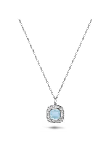 Les Petites Précieuses Zilveren ketting met hanger - (L)40 cm