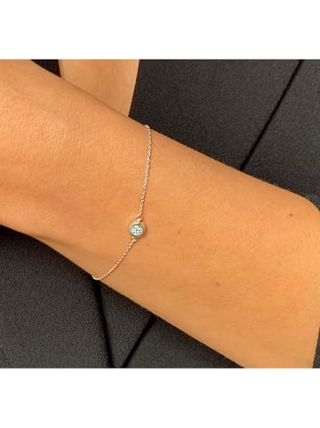 Les Petites Précieuses Zilveren armband met diamant
