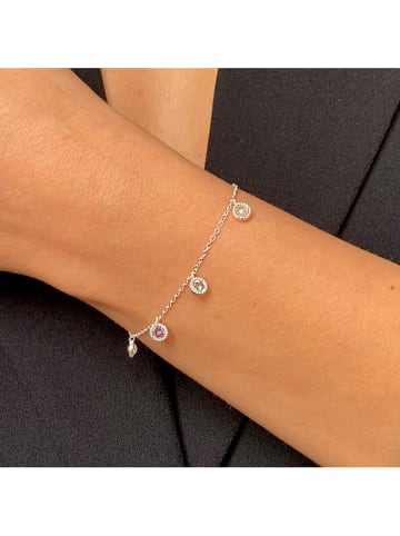 Les Petites Précieuses Silber-Armkette mit Schmuckelementen