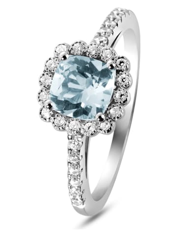 Les Petites Précieuses Zilveren ring met edelstenen