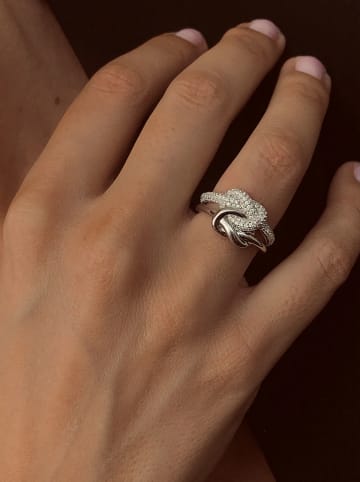 Les Petites Précieuses Silber-Ring mit Edelsteinen