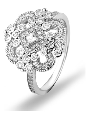 DI GIORGIO Zilveren ring met edelstenen