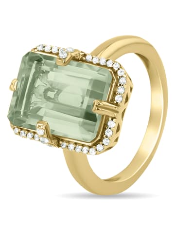 Les Petites Précieuses Vergold. Ring mit Edelsteinen