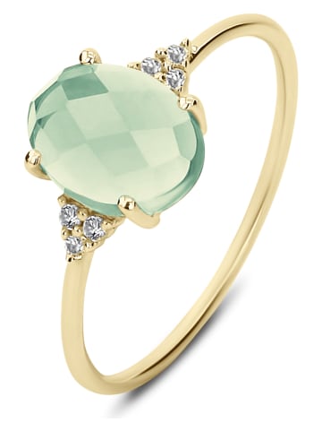 Les Petites Précieuses Vergold. Ring mit Edelsteinen