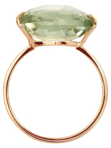 Les Petites Précieuses Rosévergold. Ring mit Edelstein