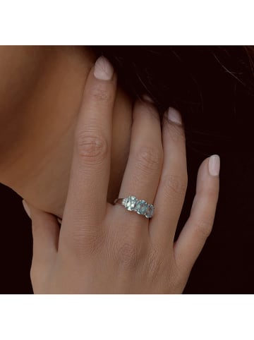 Les Petites Précieuses Zilveren ring met edelstenen