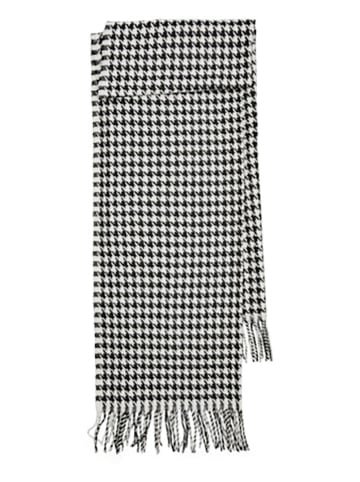 Pieces Sjaal zwart/wit - (L)190 x (B)65cm