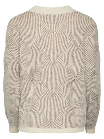 Pieces Sweter w kolorze beżowym