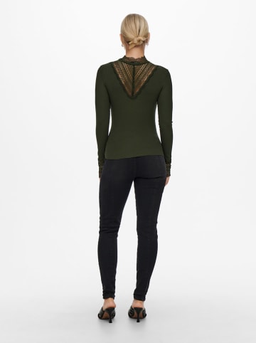 ONLY Longsleeve "Tilde" donkergroen