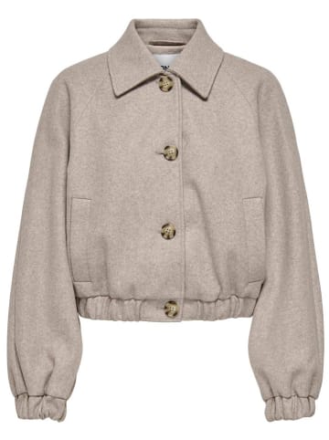 ONLY Hemdjacke "Nancy" in Taupe