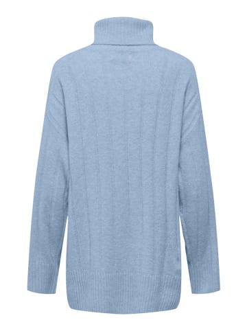 ONLY Rollkragenpullover in Hellblau