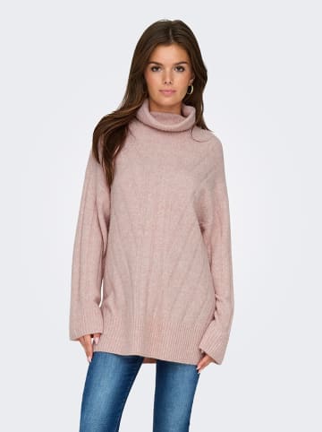 ONLY Rollkragenpullover "Jeanett" in Rosa