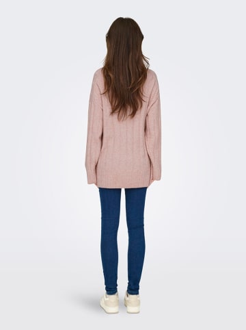ONLY Rollkragenpullover "Jeanett" in Rosa