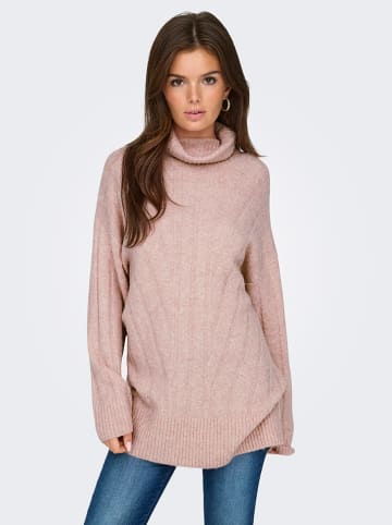 ONLY Rollkragenpullover "Jeanett" in Rosa