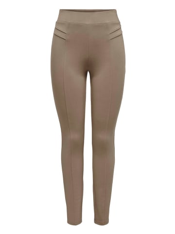 ONLY Leggings "Nori" in Hellbraun