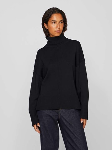 Vila Rollkragenpullover in Schwarz