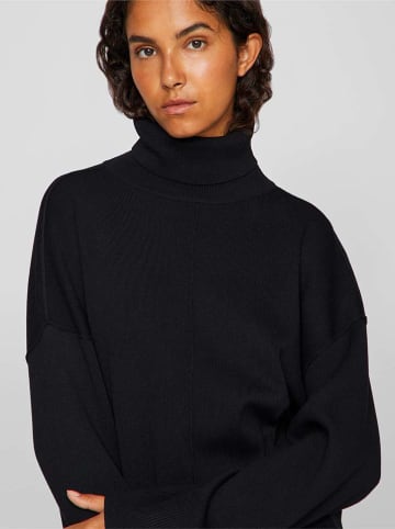 Vila Rollkragenpullover in Schwarz