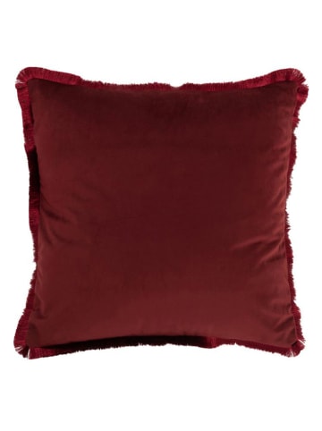 J Line Kissen in Bordeaux - (L)43 x (B)42 cm