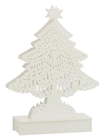 J Line Decoratief ledfiguur wit - (B)15 x (H)23 x (D)4 cm