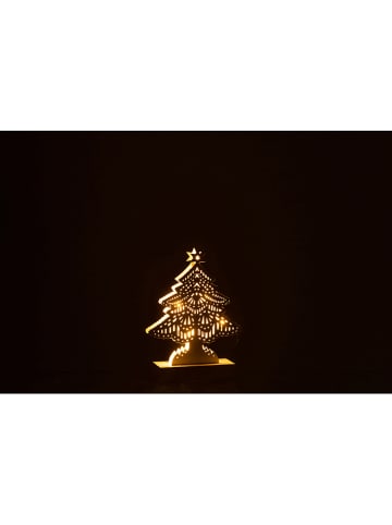 J Line Decoratief ledfiguur wit - (B)15 x (H)23 x (D)4 cm