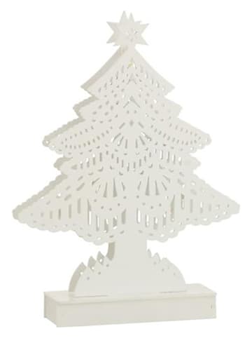 J Line LED-Dekofigur in Weiß - (B)19 x (H)28 x (T)5 cm