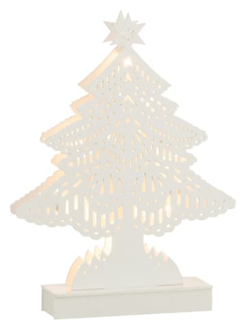 J Line LED-Dekofigur in Weiß - (B)19 x (H)28 x (T)5 cm