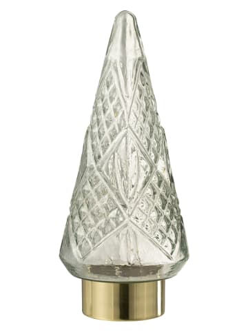 J Line Decoratief ledfiguur tranparant/goudkleurig - (B)15 x (H)35,5 x (D)15 cm