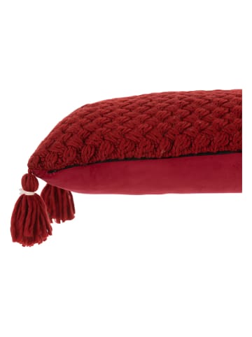 J Line Kussen bordeaux - (L)58 x (B)39 cm