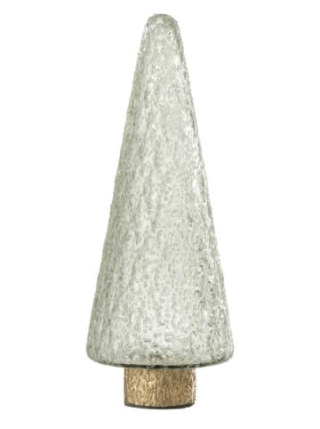 J Line Dekofigur in Weiß/ Gold - (B)12 x (H)32 x (T)12 cm