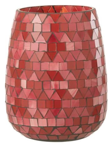J Line Windlicht in Rot - (H)16 x Ø 12,5 cm