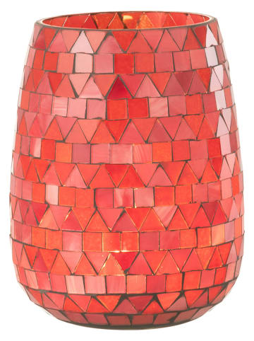 J Line Windlicht rood - (H)16 x Ø 12,5 cm