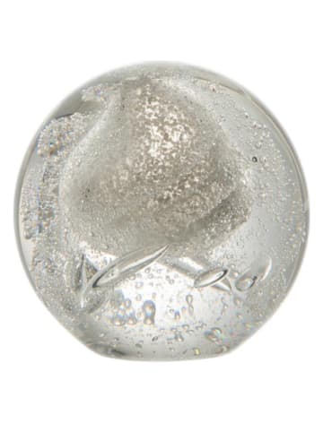 J Line Dekoracja w kolorze srebrnym - wys. 10,5 x Ø 10,5 cm