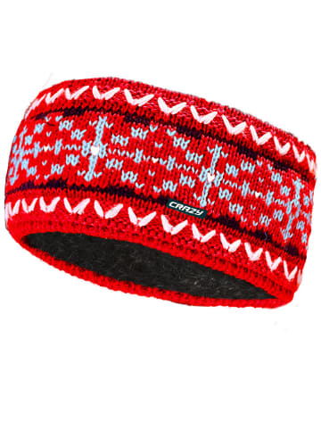 Crazy Hoofdband "Norge" rood