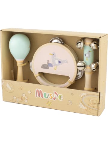 Ulysse 3tlg. Musikinstrumenten-Set "Möwe" in Natur - ab 18 Monaten