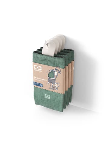 Monbento Rugzak "Buddy" groen - (B)23,5 x (H)29,5 cm