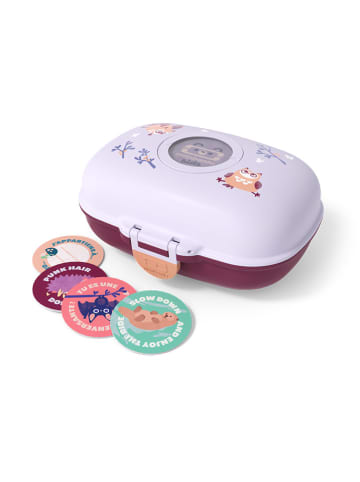 Monbento Pojemnik "Owly" w kolorze fioletowym na przekąski - 600 ml