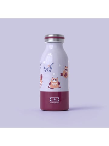 Monbento Butelka termiczna "Cooly Owly" w kolorze fioletowym - 350 ml