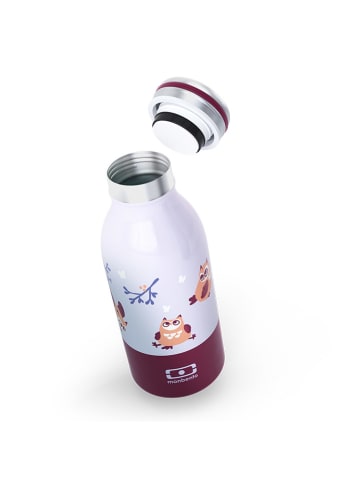 Monbento Butelka termiczna "Cooly Owly" w kolorze fioletowym - 350 ml