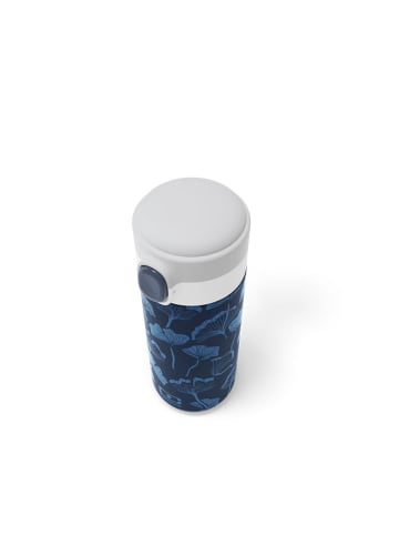 Monbento Isoleerfles "Ginkgo" blauw - 360 ml