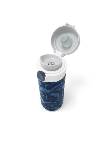 Monbento Isoleerfles "Ginkgo" blauw - 360 ml
