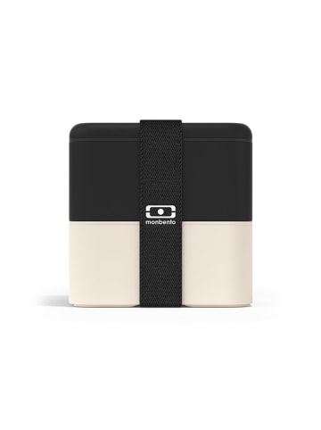 Monbento Lunchbox in Schwarz/ Creme - 1,7 l