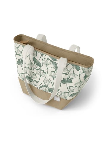 Monbento Lunchtasche in Creme/ Grün - (B)18,8 x (H)21,2 cm